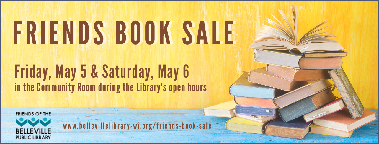 Friends Book Sale on Friday, May 5 and Saturday, May 6