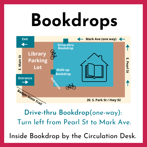 Library Bookdrop Map