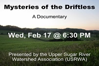 Watch a documentary about the Driftless Area Wednesday February 17th at 6:30 PM