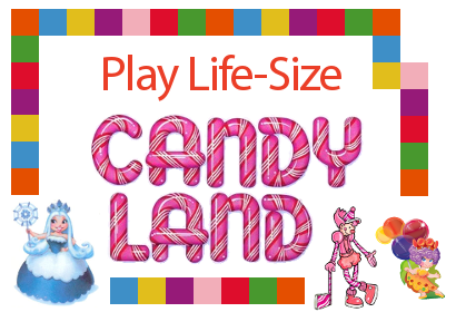 Play Life-Size Candyland at Belleville Public Library