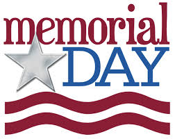 Closed for Memorial Day, May 28th