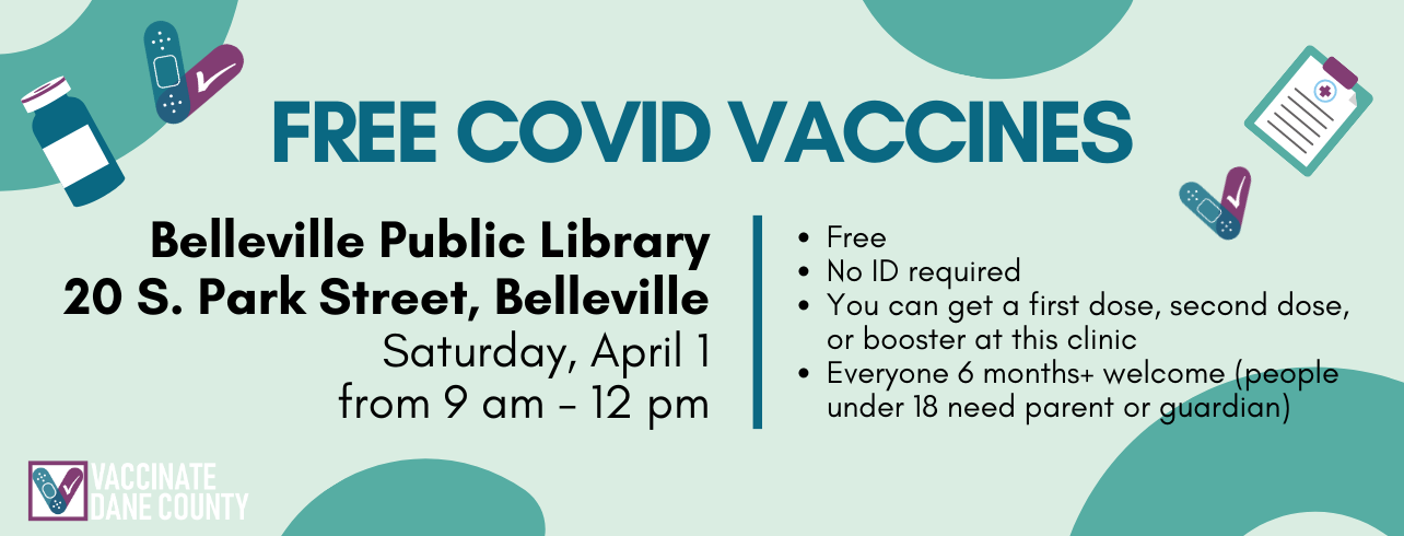 Free COVID Vaccine Clinic on Saturday, April 1