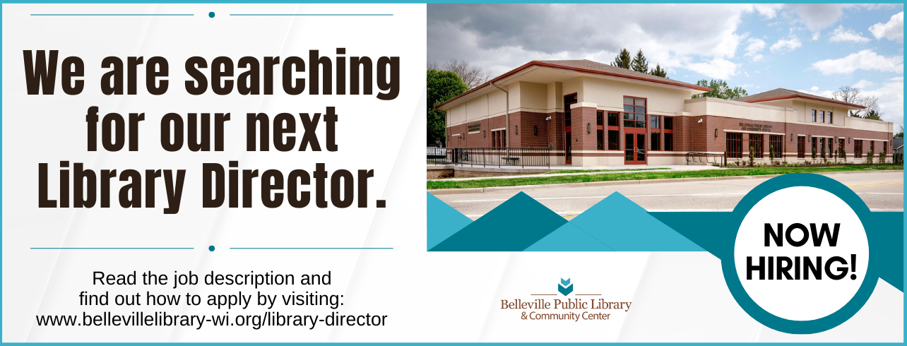 We are searching for our next Library Director.