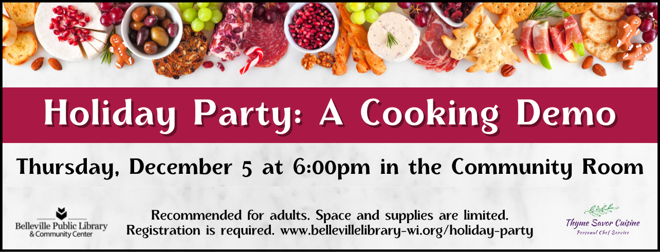 Holiday Party: A Cooking Demo