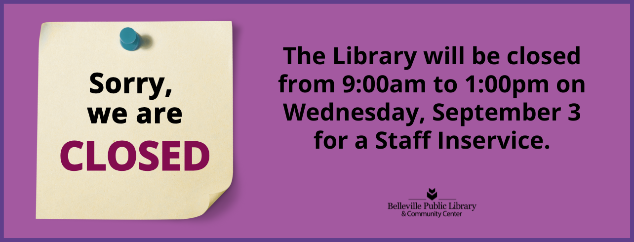 Closed for Staff Inservice