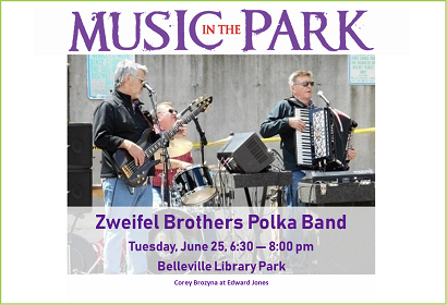 Zweifel Brothers MITP June 25, 2019 at 6:30 pm, Library Park