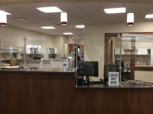 Circulation Desk and Staff Area