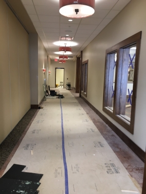 Hallway outside Community Room and Children's Area